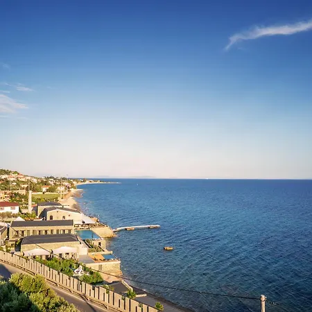Above Blue Two Bedroom Villa Plomari Exterior foto